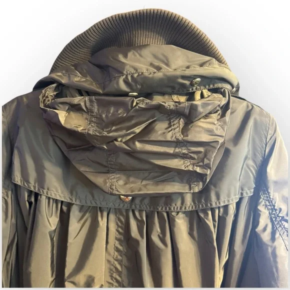 BURBERRY BRIT Winter Balesdean 3-in-1 Down Parka Jacket Military Coat Khaki Red - Picture 12 of 16